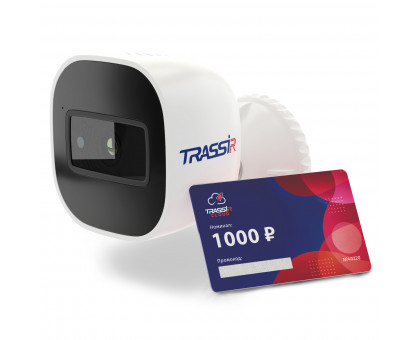 Комплект видеонаблюдения TRASSIR Bullet Wifi